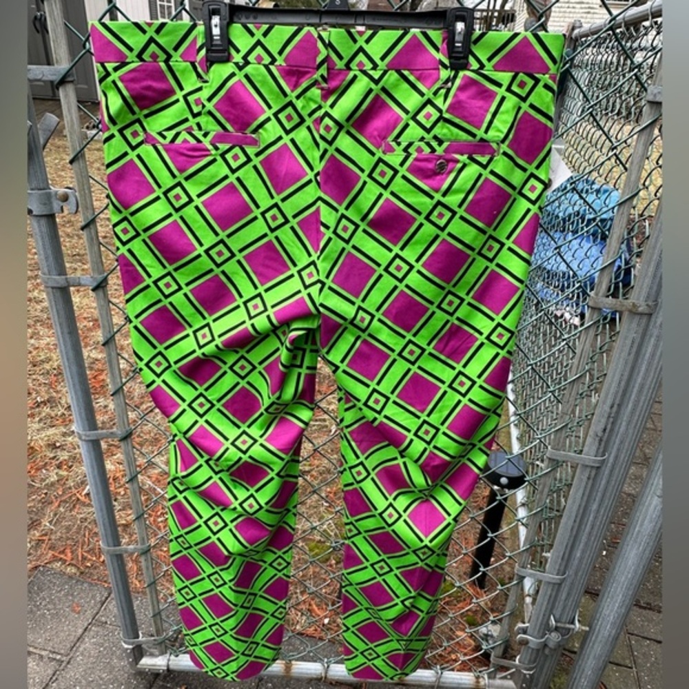 Loudmouth Men’s Golf Pants, 42Wx32L (DogWood-A Pattern) (NWT) - Picture 2 of 7